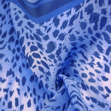 Texture, pattern, collection, silk fabric, African theme, animal skins, blue tones, Watercolor Background Photos Printed Props Princess Girl Birthdayの写真素材