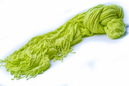 texture, background, pattern, postcard, silk fabric, light green color, aureolin, artificially wrinkled fabric, wrinkled texture, abstract illustrationの写真素材