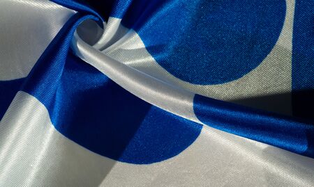 Texture, background, pattern, postcard, silk fabric, blue-white ovals, your projects will not go...