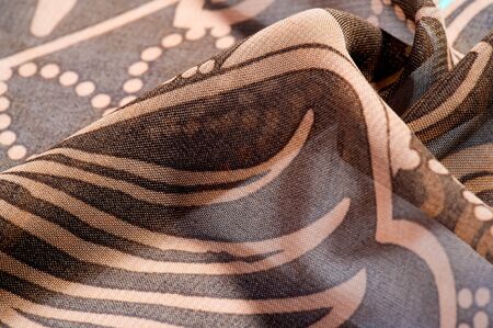 texture, background, pattern, wallpaper. brown silk fabric pattern. This medium-weight rayon fabric...