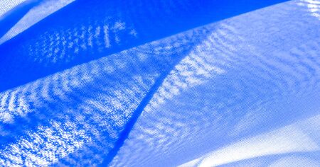 texture, background, pattern, cyan blue, silk fabric This very lightweight artificial silk fabric has a pleasant sheen. Perfect for adding elegance to your internet decor projects.の写真素材