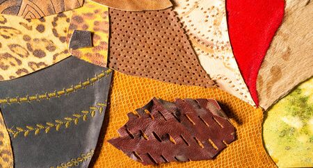 texture background pattern. decorative animal skin, bright colors painted. The panel is made by the artist. Screen printing on the skin of the animal This patterned animal is perfect for your designの写真素材