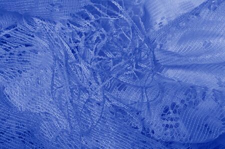 Texture, background blue tulle. Add volume, talent or detailed design details to an accessory using...