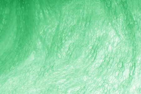 Cloth in a mesh green. Add a line of ethereal brilliance to your decorations and design, Tons of tiny sparkles glitter into the threads to give this fabric a rich, rich and bright tone.の写真素材
