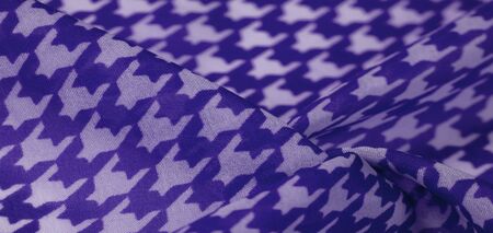 Texture, background, pattern, silk fabric, brights blue on a white background. pattern on ala...