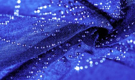 exture, background, pattern, postcard, blue silk with glued glass stones to break the light, this...