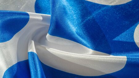 Texture, background, pattern, postcard, silk fabric, blue-white ovals, your projects will not go...