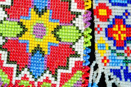 Texture background, pattern. Artistic multicolored glass, applied art, graphic design, interior design and decorative art are considered to be applied art. In a creative or abstract contextの写真素材