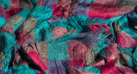 Texture Background, Female Scarf Textured Crunchy Cloth. A scarfâs always a good holiday gift. Donât miss all of the Strategistâs holiday gift coverage right here, too.の写真素材