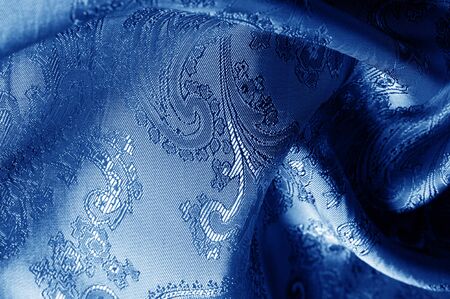 texture, background, dark blue, navy blue, sapphirine,  blushful fabric with a paisley pattern....