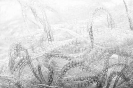 Texture background pattern white fabric in a mesh Thanks to a unique combination and clean design this is an impressive fabric It is great for all kinds of your design, decor, decorations, wallpapersの写真素材