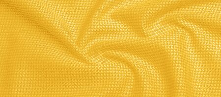 Background texture, pattern Fabric warm wool with a stitched yellow thread. Show your real stripes...