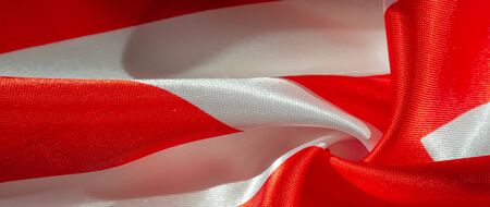 Texture, background, pattern, silk red and white crepe breath. Labyrinth Cube Geometric Fabric with print. The best solution for your projects. With this fabric you'll be the bestの写真素材