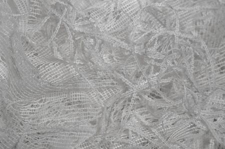 Texture, background, pattern. White tulle. Add this phenomenal nylon tulle to your design! This is a...