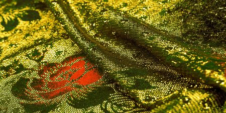 texture, background, pattern, emerald glitter lace Elastic lace pattern of green strings with lace...