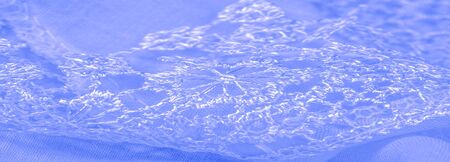 Texture, background, pattern, postcard, silk fabric, women's Carolina blue scarf with lace wrappers....
