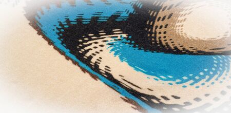 The texture of the silk fabric background is an abstract illustration, this skeletal print is...