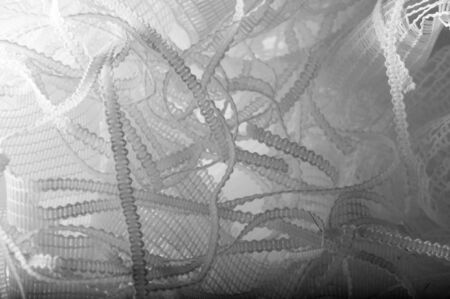 Texture, background, pattern. White tulle. Add this phenomenal nylon tulle to your design! This is a...