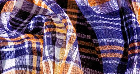 Texture, background, pattern, winter warm soft scarf for your projects blue and white yellow...
