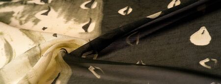 Background texture. Women's olive-colored scarf Photography for your projects from pashmina Stolen...