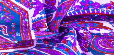 Background texture, pattern, paisley fabric cotton.  Designed by Kaffe Fassett for Free Spirit, the...