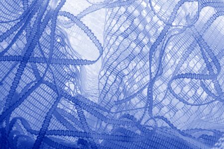 Texture, background blue tulle. Add volume, talent or detailed design details to an accessory using...