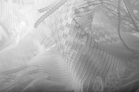 Texture, background, pattern. White tulle. Add this phenomenal nylon tulle to your design! This is a...
