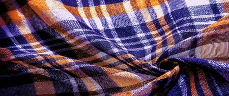 Texture, background, pattern, winter warm soft scarf for your projects blue and white yellow...