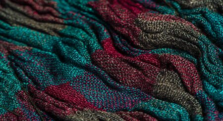 Texture Background, Female Scarf Textured Crunchy Cloth. A scarfâs always a good holiday gift. Donât miss all of the Strategistâs holiday gift coverage right here, too.の写真素材