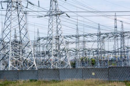 Landscaping technogenic, high-voltage power lines. The natural complex here has undergone an...
