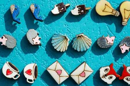 Flea market, Wooden products, folk art and creative expressions of contemporary self-taught artists