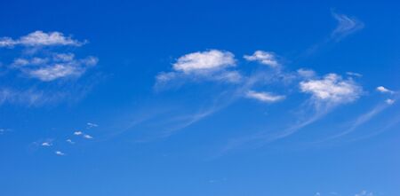 Texture background, pattern, wallpaper. They are still quite high clouds. They do not give rain....