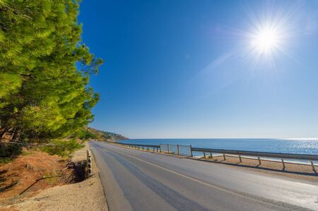 Autumn photos of the Crimean peninsula, Old highway, The charm of the mood of the old road,