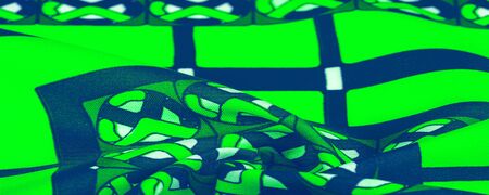 Background texture. silk bright fabric Mosaic geometric shapes Composition with colorful stained...