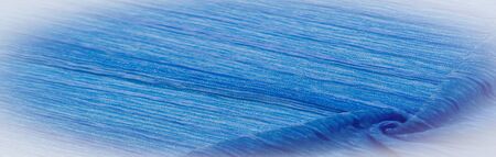 Texture, background, pattern, fabric, silk fabric of blue azure color with small corrugation, this...
