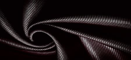 texture, background, pattern, pattern, chocolate, silk fabric, tight weaving, photo studio. Black, darkgray, gray color of the fabric, The play of light and shadow make this photo uniqueの写真素材