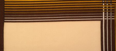 Texture, background, pattern, silk fabric of brown color, geometric lines, pattern from tribal straight lines of different shades, geometric pattern, set for your projects, brown and whiteの写真素材