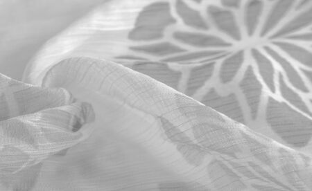 Texture, background, pattern, sensations, white floral. A foulard is a lightweight fabric, either...