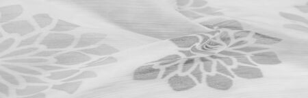 Texture, background, pattern, sensations, white floral. A foulard is a lightweight fabric, either...