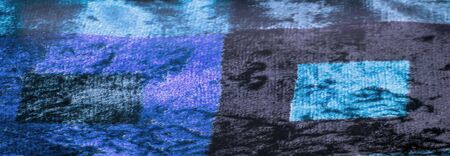 Texture, background, pattern, design, blue velvet fabric, dense fabric of silk, cotton or nylon with...