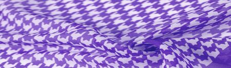 Texture, background, pattern, silk fabric, brights blue on a white background. pattern on ala...