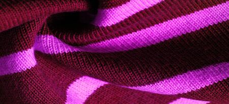 Texture, background, pattern, design, fabric from brown and pale blue woolen stripes, woolen...