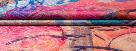 texture, background, pattern, wallpaper, postcard, poster, silk fabric with a painted artist's...