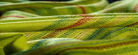 texture, background, pattern, postcard, fabric light green striped red-blue yellow lines, very light...