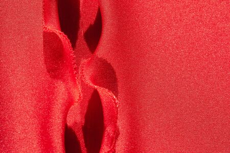 Texture, background, silk fabric red female shawl Convenient for your projects of design of wallpaper of cardsの写真素材