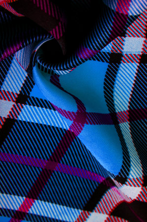Texture, background, pattern, checkered fabric, yellow-green-white-blue colors, Scottish motifs in...