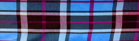 Texture, background, pattern, checkered fabric, yellow-green-white-blue colors, Scottish motifs in...