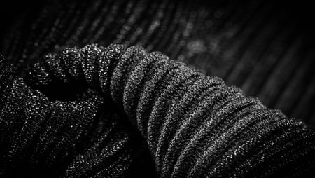 Texture, background, pattern, Crepe black, is a fabric of silk, wool or synthetic fibers with a...