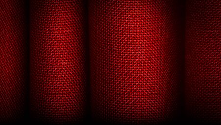 Texture, background, pattern, red satin is a weave that usually has a glossy surface and a dull back, Satin weave is characterized by four or more filler or weft threads,の写真素材