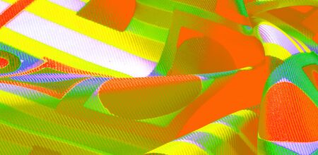 Texture  pattern. silk fabric in geometric abstract forms. Screen printing on silk duck; This versatile medium weight fabric is perfect for your projects Create a design The possibilities are endlessの写真素材